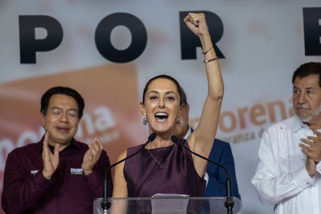 Claudia Sheinbaum, presidential candidate for the Morena party. Photo: Bloomberg
