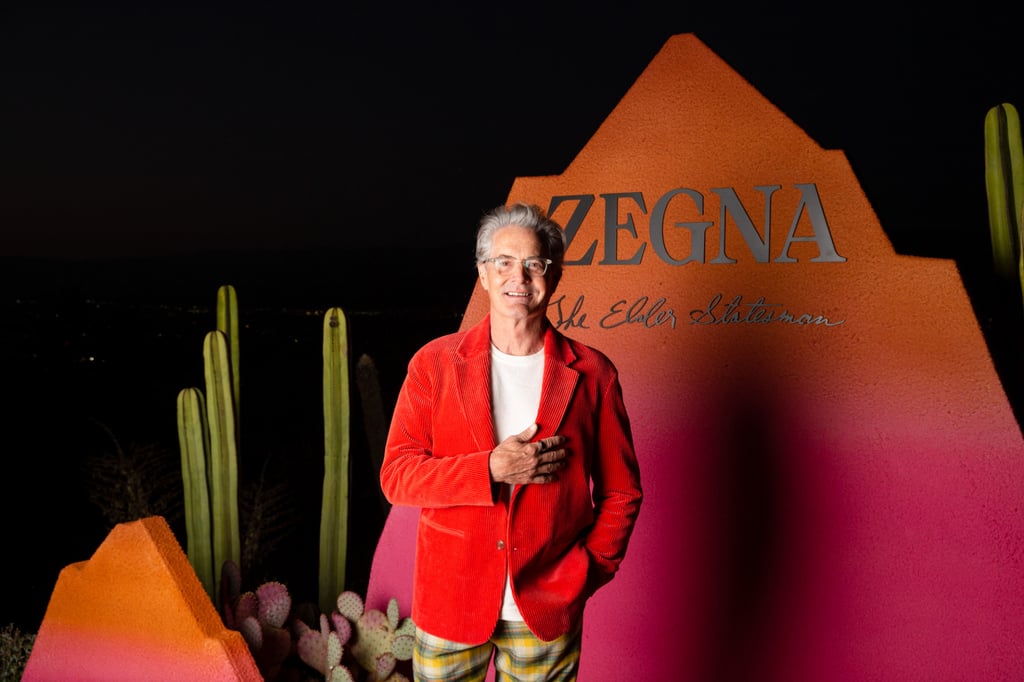 Actor Kyle Maclachlan at the unveiling of a collaborative collection between Italian brand Zegna and Los Angeles-based label The Elder Statesman in Los Angeles, on September 6. Actor Kyle Maclachlan at the unveiling of a collaborative collection between Italian brand Zegna and Los Angeles-based label The Elder Statesman in Los Angeles, on September 6.