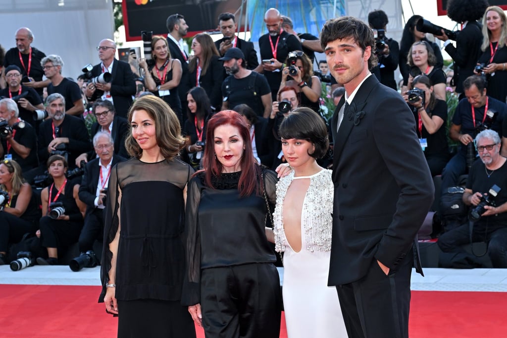 Sofia Coppola, Priscilla Presley, Cailee Spaeny and Jacob Elordi together at the film premiere for Priscilla at the 80th Venice International Film Festival on September 4, in Venice, Italy. Photo: Getty Images Sofia Coppola, Priscilla Presley, Cailee Spaeny and Jacob Elordi together at the film premiere for Priscilla at the 80th Venice International Film Festival on September 4, in Venice, Italy. Photo: Getty Images