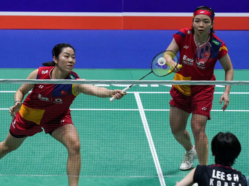China’s Chen Qingchen and Jia Yifan overpowered the South Koreans in the final. Photo: Xinhua