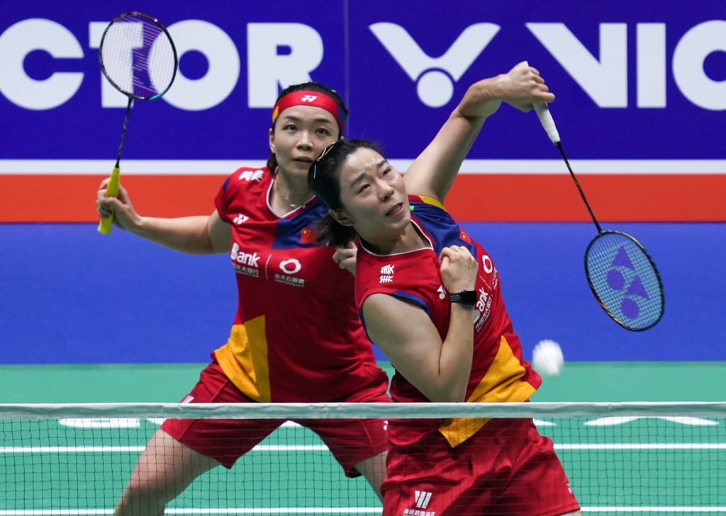 Chen Qingchen (left) says she will now rest after winning the China Open with Jia Yifan. Photo: Xinhua