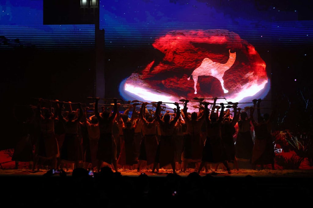Dancers perform during the opening ceremony of the Unesco World Heritage Committee in Riyadh, Saudi Arabia, on September 10, 2023. Photo: AFP Dancers perform during the opening ceremony of the Unesco World Heritage Committee in Riyadh, Saudi Arabia, on September 10, 2023. Photo: AFP