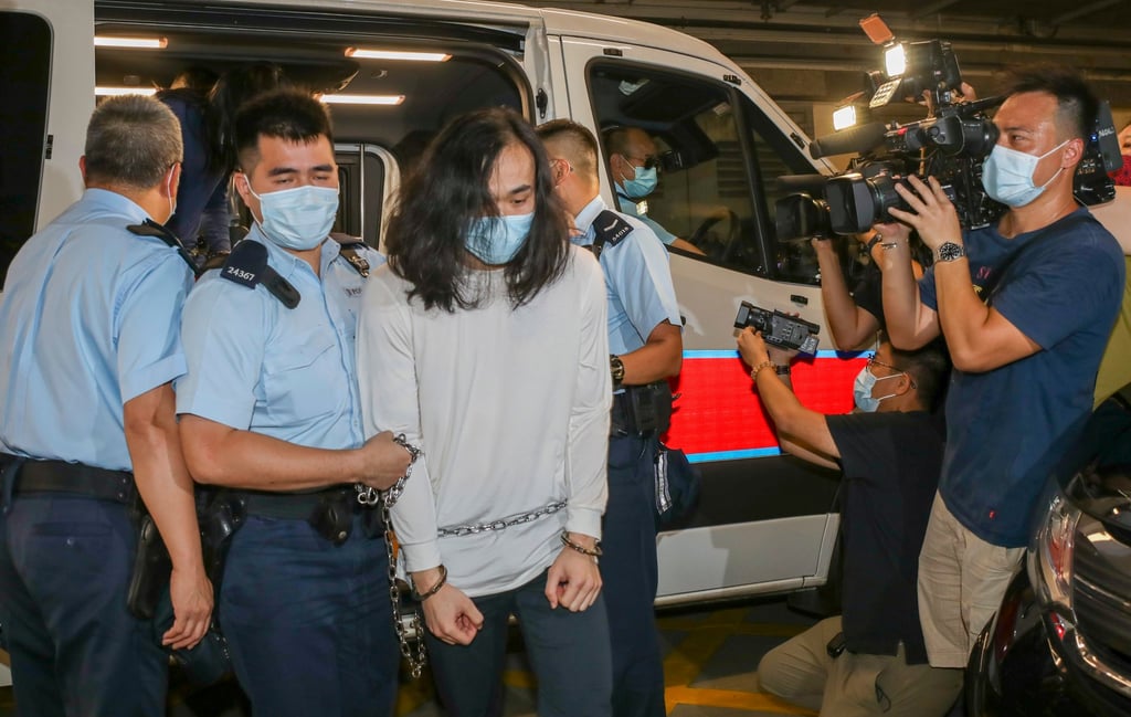Fung Ching-wah being escorted to District Court last year. Photo: Yik Yeung-man Fung Ching-wah being escorted to District Court last year. Photo: Yik Yeung-man