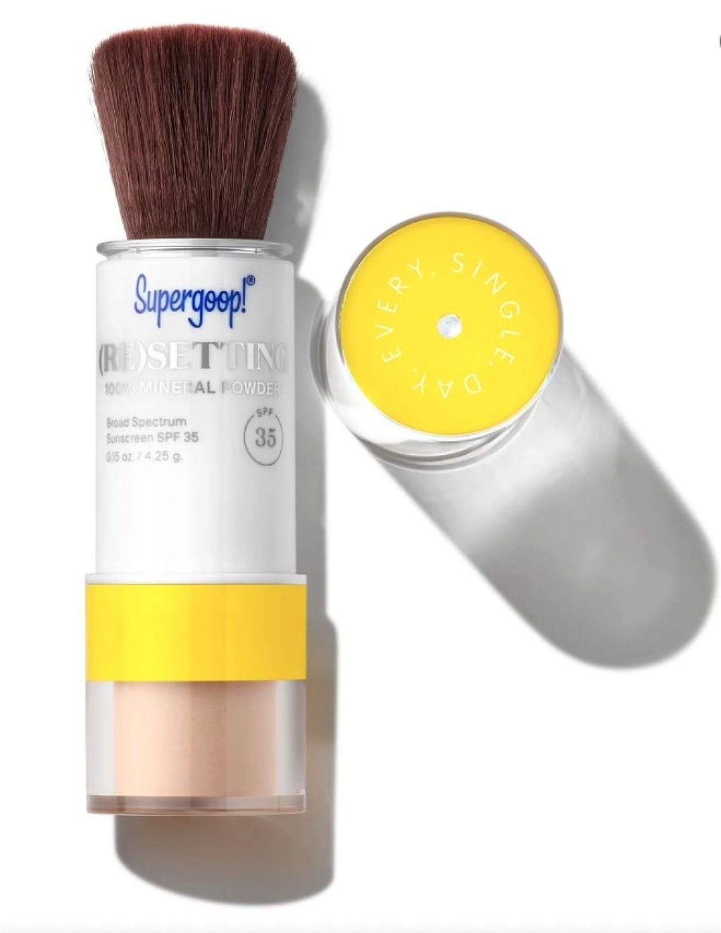 Supergoop! has a brush that comes with its mineral sunscreen. Photo: Sephora