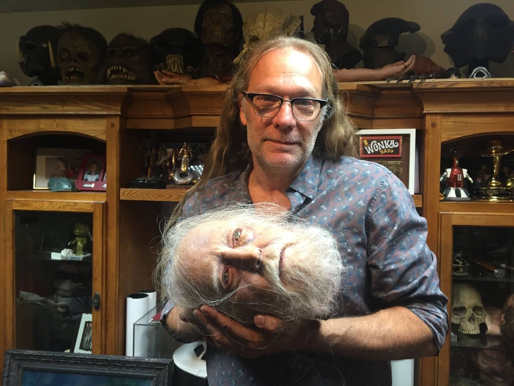 Greg Nicotero cradles the severed head of a character from “The Walking Dead” at his studio in California. Working with a European team as executive producer of “The Walking Dead: Daryl Dixon” brought new perspectives, Photo: AFP