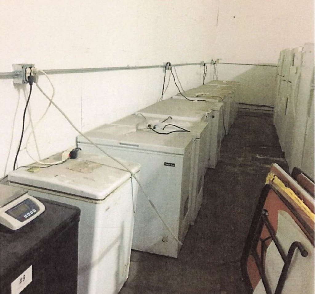 Refrigeration units found on the site. Photo: Fresno County Department of Public Health