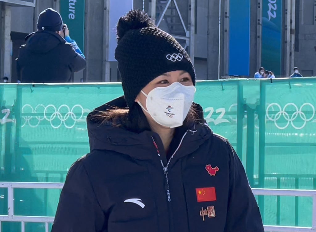 China’s Peng Shuai at the 2022 Beijing Winter Olympics. Photo: Reuters