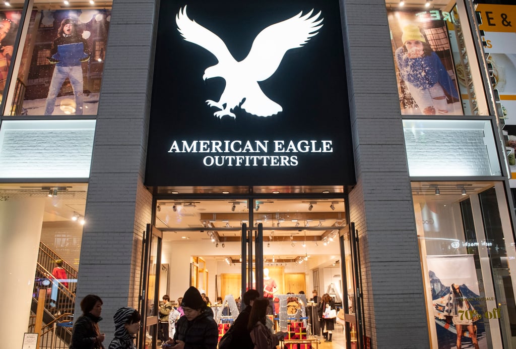 An American Eagle store in Tokyo. The retailer returned to Japan after exiting the market in 2019. Photo: Getty Images An American Eagle store in Tokyo. The retailer returned to Japan after exiting the market in 2019. Photo: Getty Images