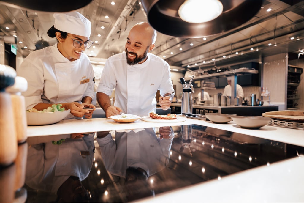 Executive chef Andre Lai in the Andaz Kitchen at Andaz Macau