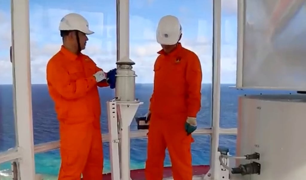 The ground stations started operating on Friday, according to the state broadcaster. Photo: CCTV