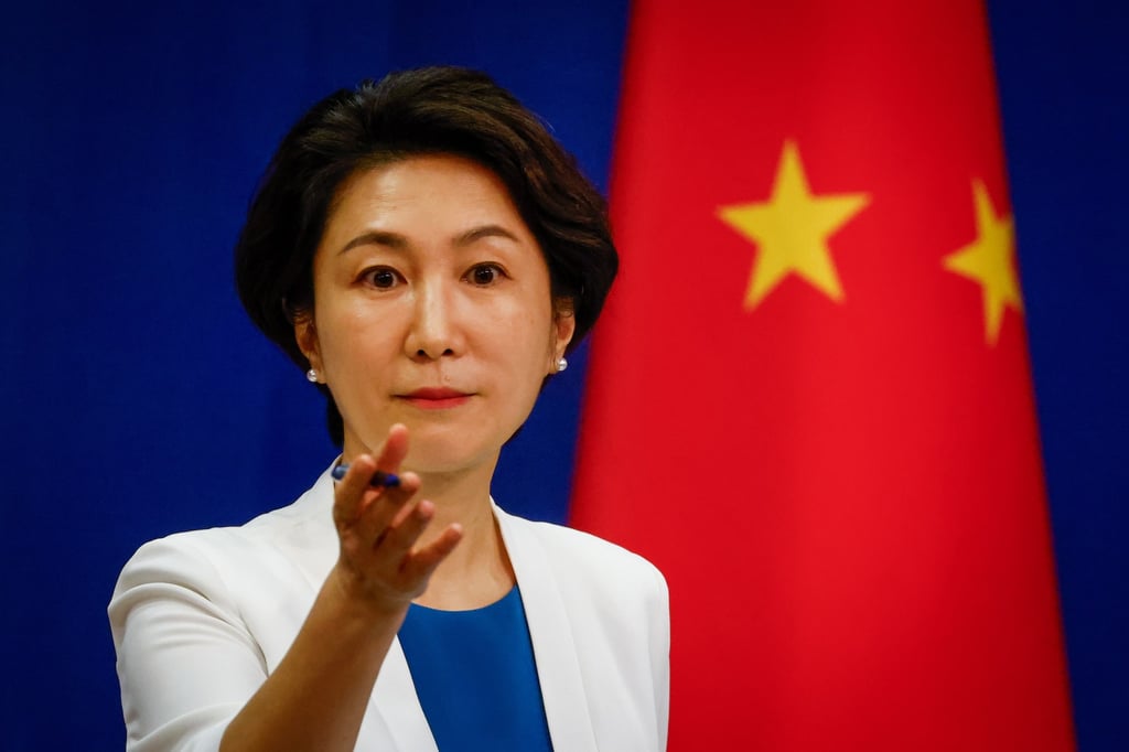 Foreign ministry spokeswoman Mao Ning said China welcomed athletes from all countries with “valid legal documents”. Photo: EPA-EFE Foreign ministry spokeswoman Mao Ning said China welcomed athletes from all countries with “valid legal documents”. Photo: EPA-EFE