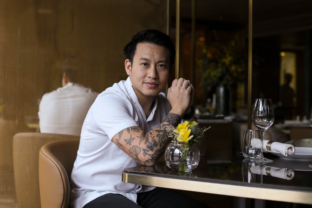 Chef Aven Lau at Épure in Tsim Sha Tsui, Hong Kong. Photo: Xiaomei Chen