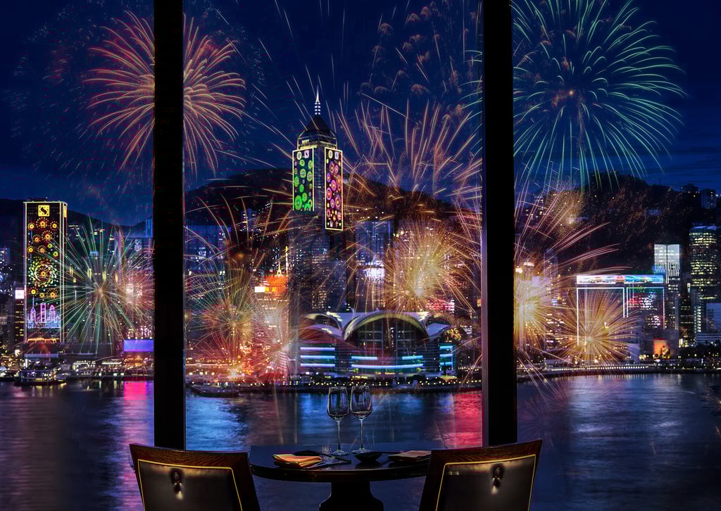Aqua is hosting a HK$1,888 fireworks dinner. Photo: Aqua