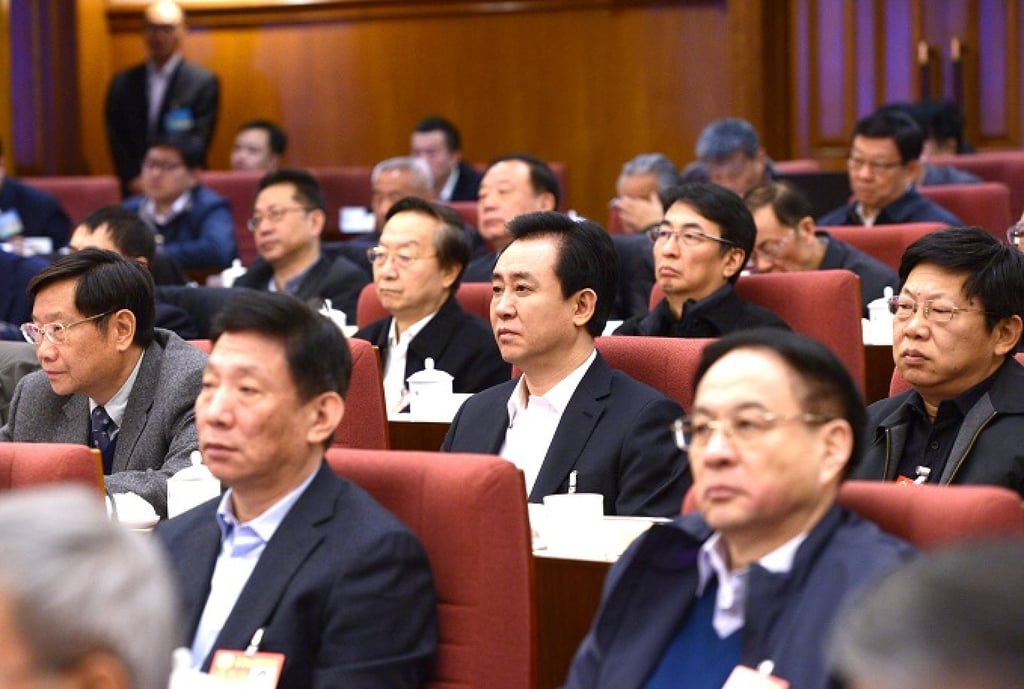 Hui Ka-yan, the chairman and founder of Evergrande, seen during the 18th Session of the Communist Party’s 12th Standing Committee meeting. Photo: Handout