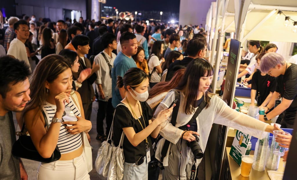 The “:Night Market by the Sea” will be held every Friday and Saturday until October 14. Photo: Yik Yeung-man