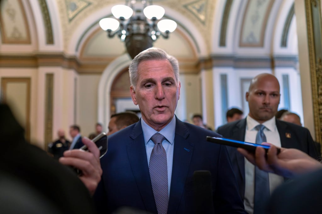 House Speaker Kevin McCarthy has sought to avoid a US government shutdown. Photo: AP