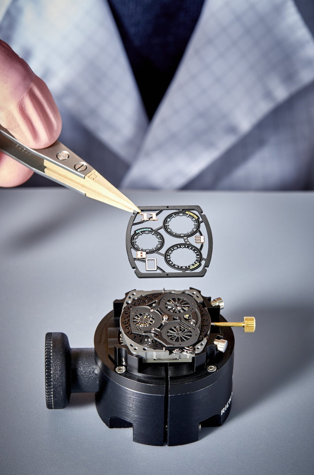 Richard Mille’s CRMC1 flyback chronograph movement.