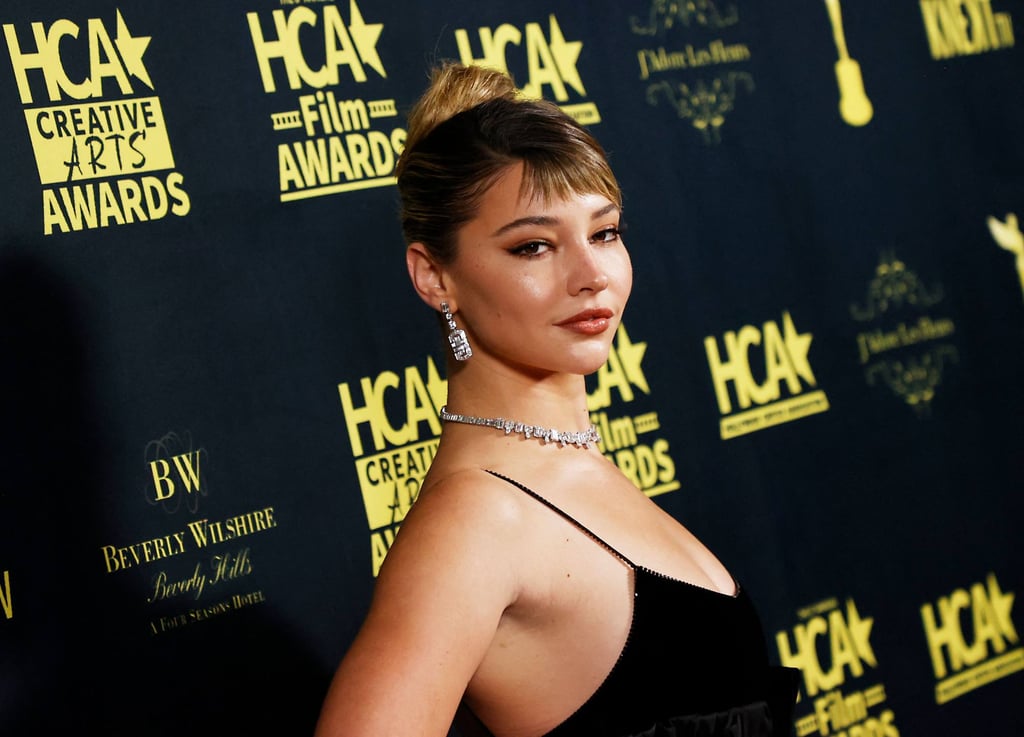 US actress Madelyn Cline arrives for the 6th Hollywood Critics Association Film Awards at the Beverly Wilshire, in Beverly Hills, California, on February 24. Photo: AFP US actress Madelyn Cline arrives for the 6th Hollywood Critics Association Film Awards at the Beverly Wilshire, in Beverly Hills, California, on February 24. Photo: AFP