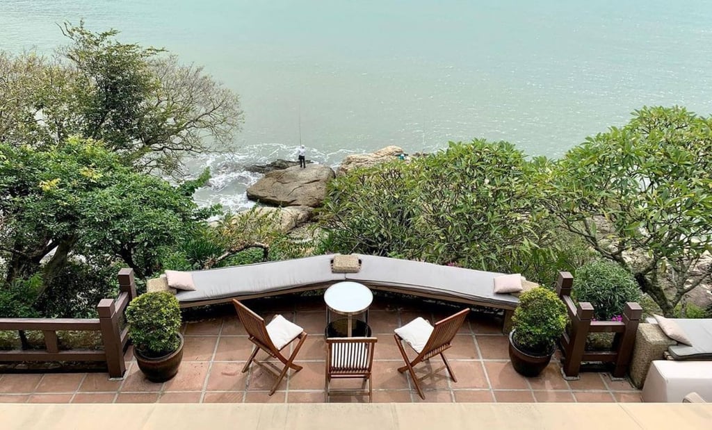 Perched above the sea, The Cliff House in Lantau is ideal for wellness retreats. Photo: @exclusivevenuasia/Instagram Perched above the sea, The Cliff House in Lantau is ideal for wellness retreats. Photo: @exclusivevenuasia/Instagram