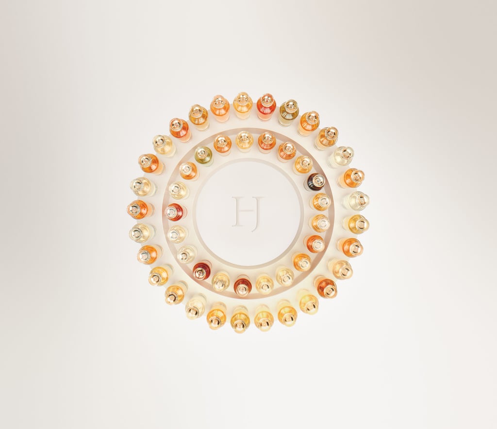 The complete range of 50 scents in the Henry Jacques Les Brumes collection