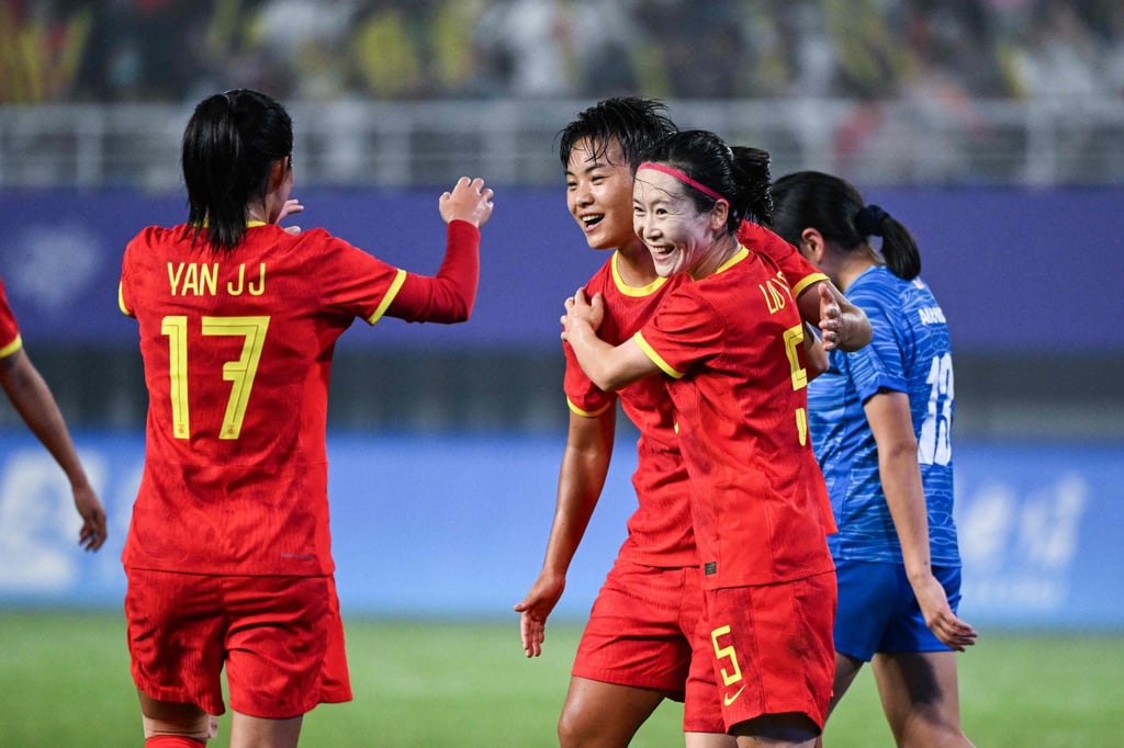 China dished out a 16-0 hammering when they met Mongolia in the 2023 Asian Games. Photo: AFP
