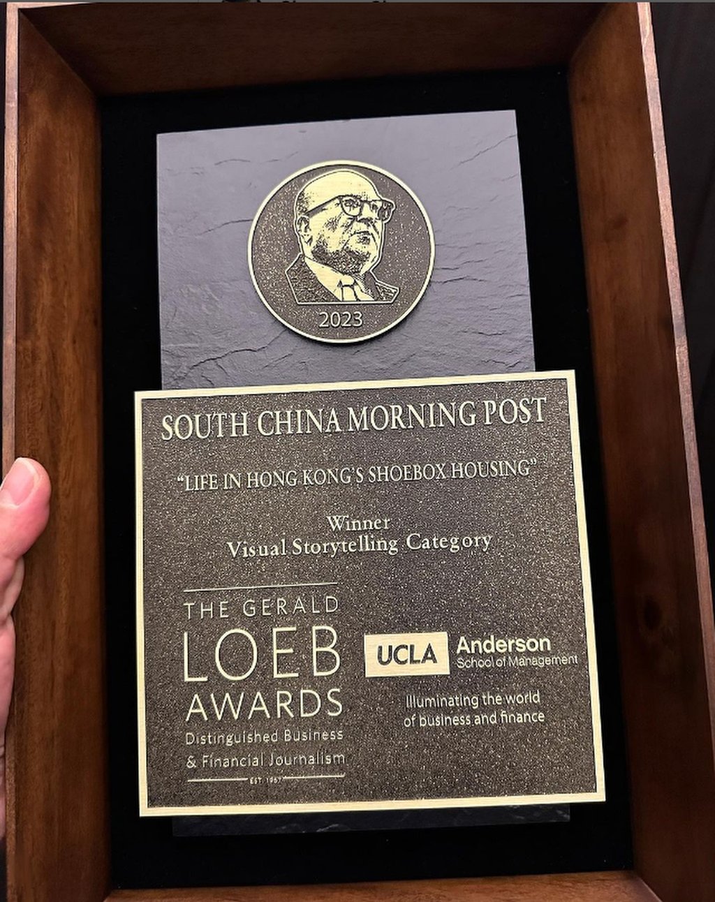The Gerald Loeb Awards are considered the highest honour in business journalism in the United States. Photo: Chow Chung-yan The Gerald Loeb Awards are considered the highest honour in business journalism in the United States. Photo: Chow Chung-yan