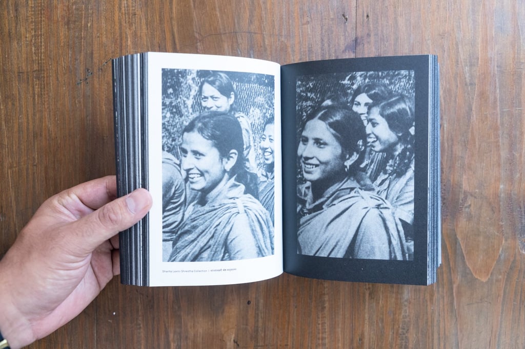 Pages from the book ‘The Public Life of Women: A Feminist Memory Project’. Photo: Handout/Sagar Chhetri/photo.circle Pages from the book ‘The Public Life of Women: A Feminist Memory Project’. Photo: Handout/Sagar Chhetri/photo.circle