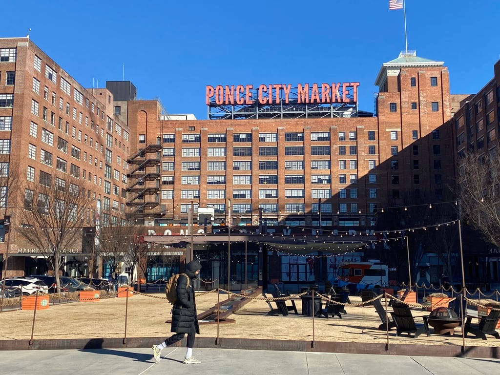 Ponce City Market in Atlanta, Georgia, was once a distribution centre for the Sears department store, and is one of the biggest brick buildings in the United States. Photo: Tamara Hinson Ponce City Market in Atlanta, Georgia, was once a distribution centre for the Sears department store, and is one of the biggest brick buildings in the United States. Photo: Tamara Hinson