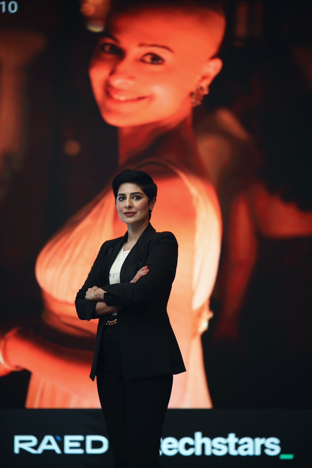 Oberoi at the Riyadh Techstars Accelerator Graduation showcase in August 2023. Photo: Anisha Oberoi
