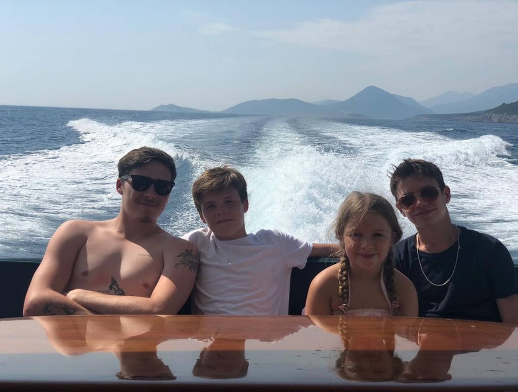 David Beckham’s kids in their younger days. Photo: @davidbeckham/Instagram David Beckham’s kids in their younger days. Photo: @davidbeckham/Instagram