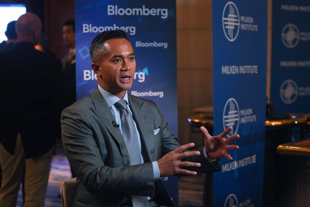 Anindya Novyan Bakrie, chief executive officer of Bakrie & Brothers, says collaboration by Asean is needed to turn the region into an EV manufacturing hub. Photo: Bloomberg Anindya Novyan Bakrie, chief executive officer of Bakrie & Brothers, says collaboration by Asean is needed to turn the region into an EV manufacturing hub. Photo: Bloomberg