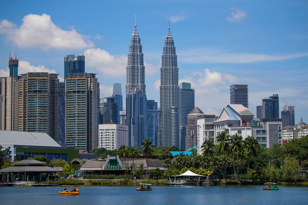 A general view of the Petronas Twin Towers in the distance in Kuala Lumpur. Malaysia is confident that Chinese investors would view the Southeast Asian economy as a viable production site because of its proximity to the rest of the supply chain supplying Western markets. Photo: EPA-EFE A general view of the Petronas Twin Towers in the distance in Kuala Lumpur. Malaysia is confident that Chinese investors would view the Southeast Asian economy as a viable production site because of its proximity to the rest of the supply chain supplying Western markets. Photo: EPA-EFE