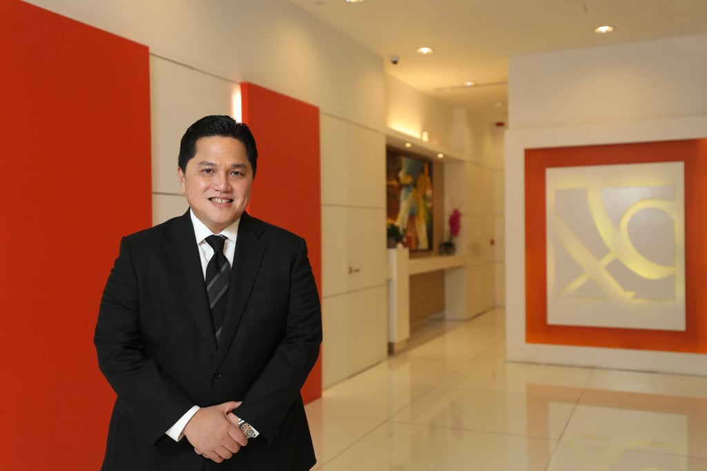 Indonesian football federation president Erick Thohir. Photo: Xiaomei Chen