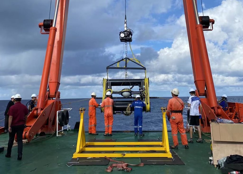 Work on the Trident project’s pilot phase has begun in the South China Sea, with plans for an initial small-scale array expected to be completed by 2026. Photo: Shanghai Jiao Tong University