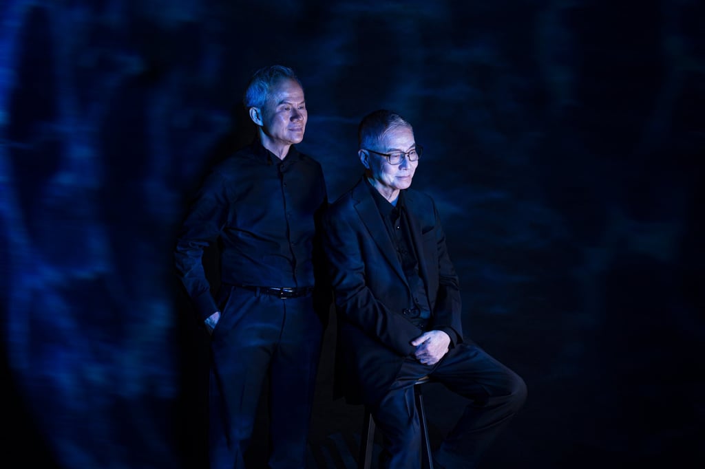 Theatre director Tang Shu-wing (left) and Cantonese opera maestro Yuen Siu-fai collaborated to create The Old Man and His Sea, a play within a play that is inspired by Ernest Hemingway’s The Old Man and the Sea. Theatre director Tang Shu-wing (left) and Cantonese opera maestro Yuen Siu-fai collaborated to create The Old Man and His Sea, a play within a play that is inspired by Ernest Hemingway’s The Old Man and the Sea.