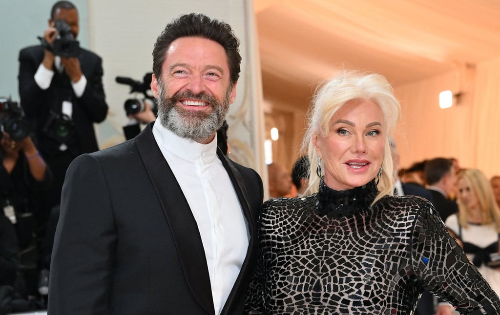Hugh Jackman and Deborra-Lee Furness at the 2023 Met Gala in New York in May 2023. Photo: TNS