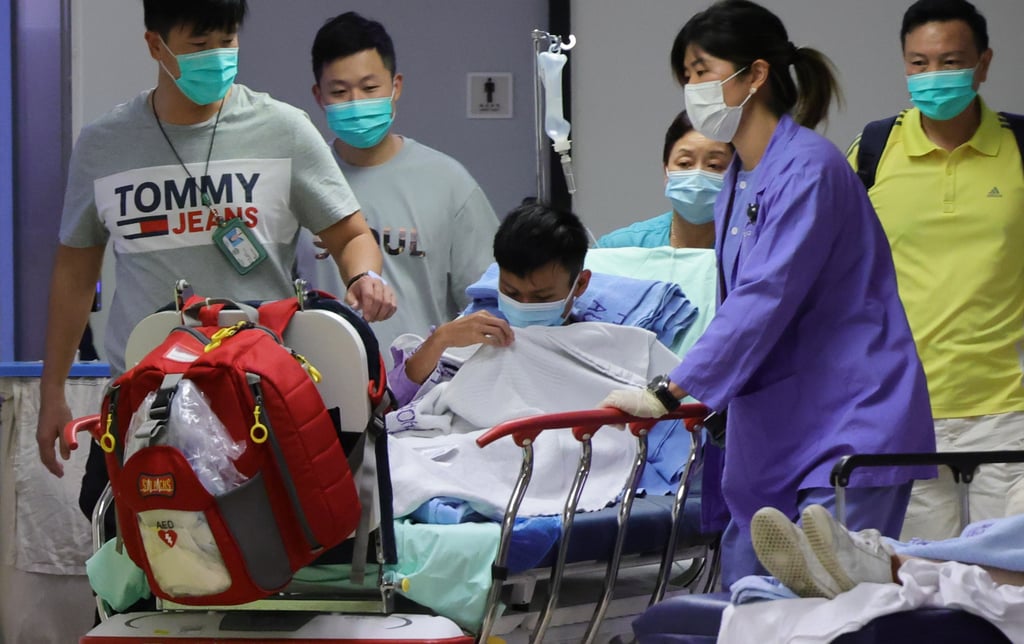 Matthew Tsang is recovering in hospital after he was rescued on Wednesday afternoon. Photo: May Tse Matthew Tsang is recovering in hospital after he was rescued on Wednesday afternoon. Photo: May Tse