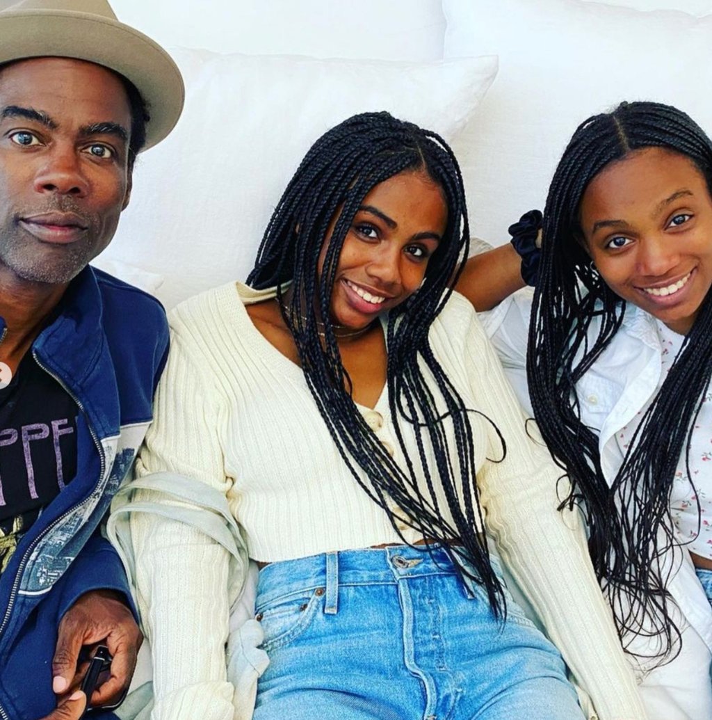 Chris Rock and his fashionista daughters, Lola Simone and Zahra Savannah Rock. Photo: @chrisrock/Instagram Chris Rock and his fashionista daughters, Lola Simone and Zahra Savannah Rock. Photo: @chrisrock/Instagram