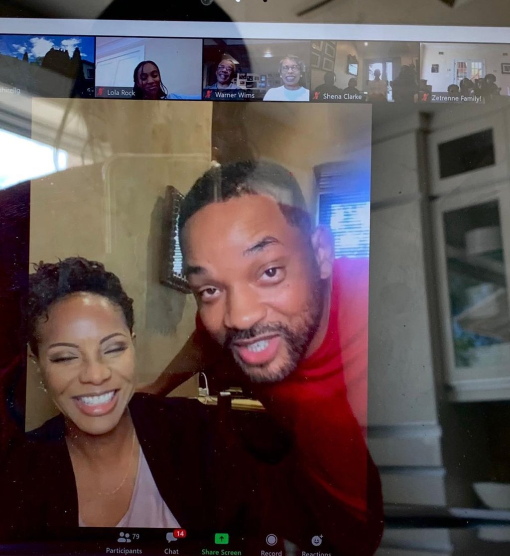 Jada Pinkett Smith and Will Smith congratulating Lola Rock. Photo: @malaak_compton_rock/Instagram Jada Pinkett Smith and Will Smith congratulating Lola Rock. Photo: @malaak_compton_rock/Instagram