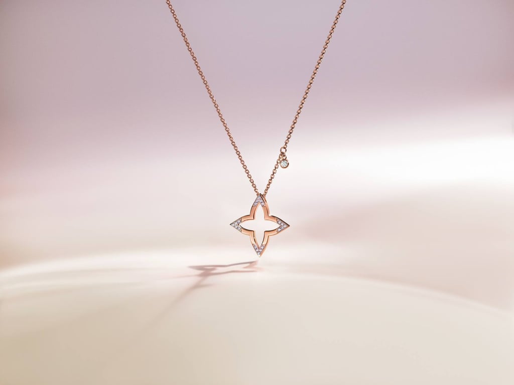 Blossom pendant in pink gold and diamonds. Photo: Handout Blossom pendant in pink gold and diamonds. Photo: Handout