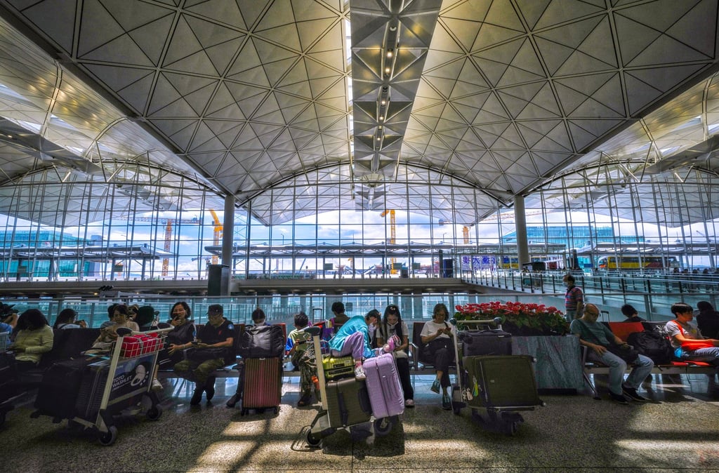 Customs officials pledge to increase checks on people arriving at the airport from high-risk drugs areas as passenger numbers begin to increase post-pandemic. Photo: Elson Li Customs officials pledge to increase checks on people arriving at the airport from high-risk drugs areas as passenger numbers begin to increase post-pandemic. Photo: Elson Li