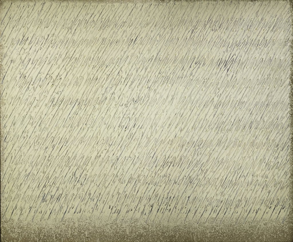 “Ecriture No. 222-85” (1985), by Park Seo-bo. Photo: courtesy of Sotheby’s Hong Kong “Ecriture No. 222-85” (1985), by Park Seo-bo. Photo: courtesy of Sotheby’s Hong Kong