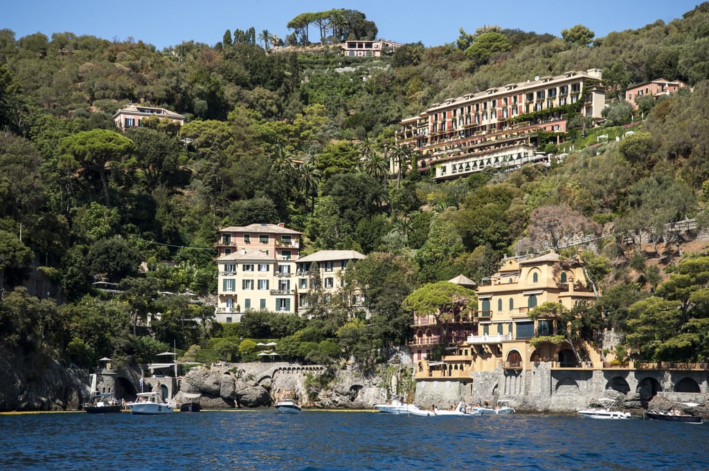 The Hotel Splendido overlooking Portofino Bay on the Italian Riviera. Photo: Shutterstock