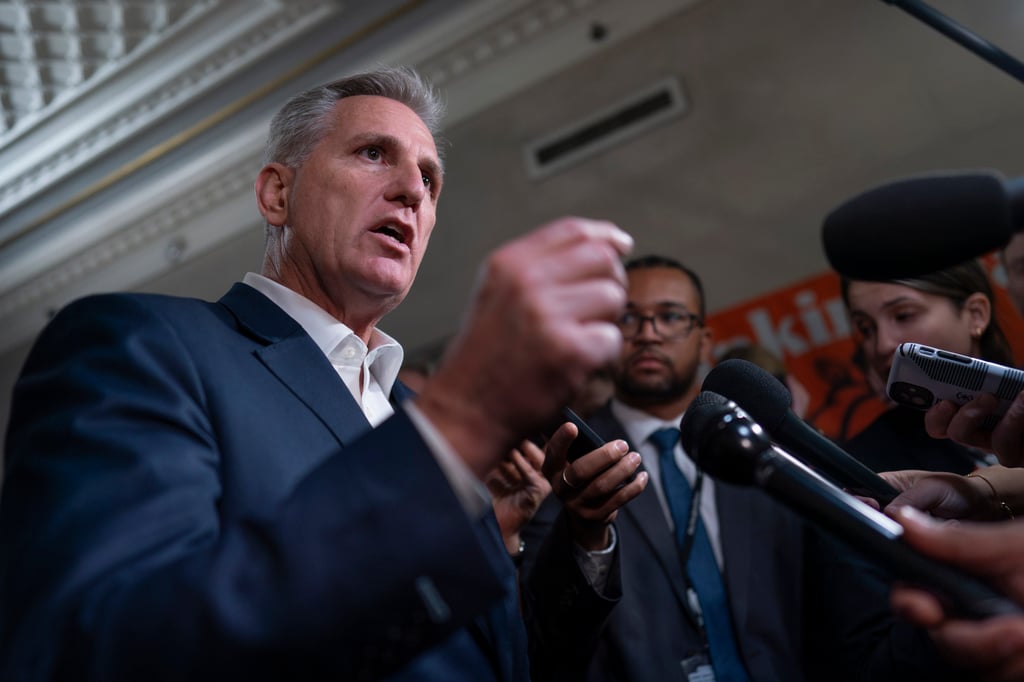 Former House speaker Kevin McCarthy. Photo: AP