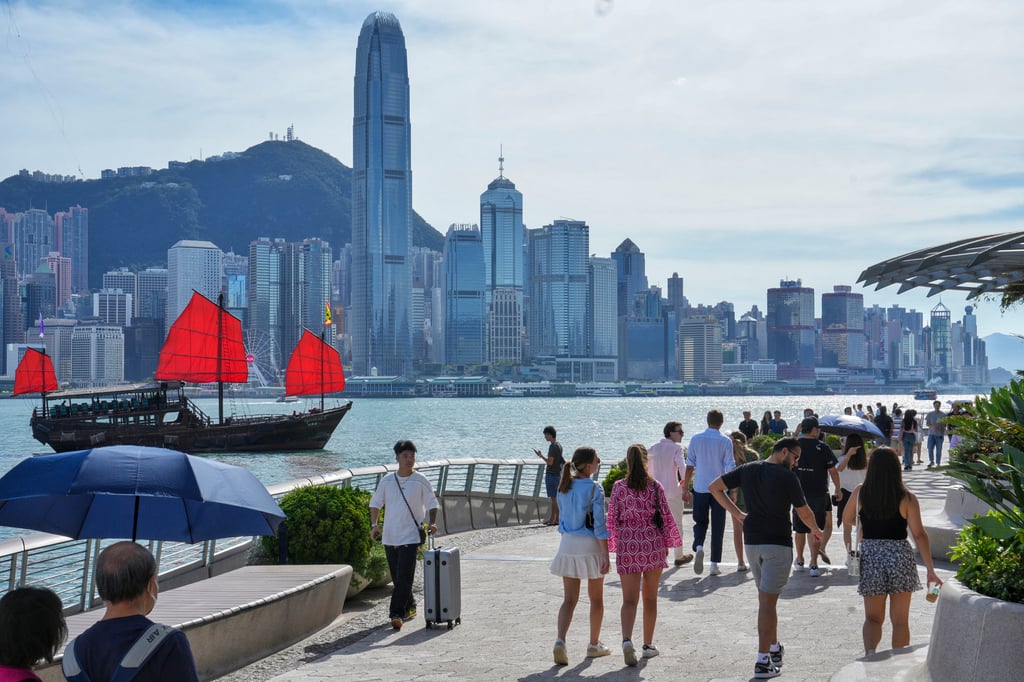 Hong Kong’s tourism industry has seen a strong recovery, John Lee says. Photo: Elson Li Hong Kong’s tourism industry has seen a strong recovery, John Lee says. Photo: Elson Li