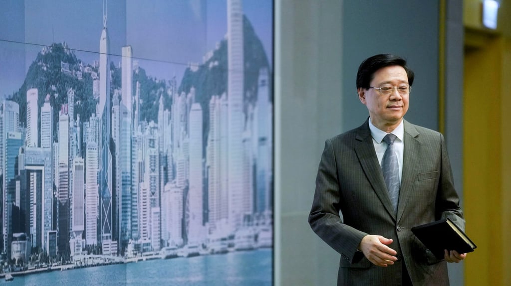 Hong Kong leader John Lee is set to deliver his second policy address since taking office. Photo: Elson Li