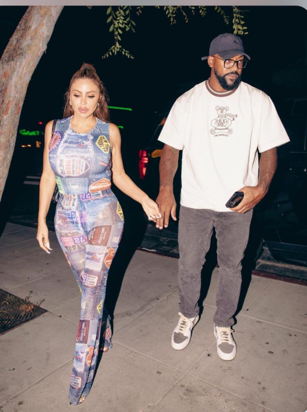 Larsa Pippen and Marcus Jordan sparked engagement rumours after she was seen wearing a new ring. Photo: @larsapippen/Instagram Larsa Pippen and Marcus Jordan sparked engagement rumours after she was seen wearing a new ring. Photo: @larsapippen/Instagram
