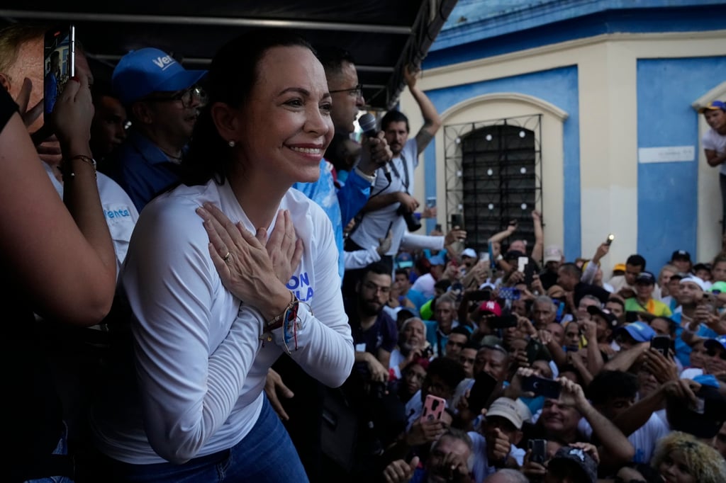 Opposition presidential hopeful Maria Corina Machado. Photo: AP