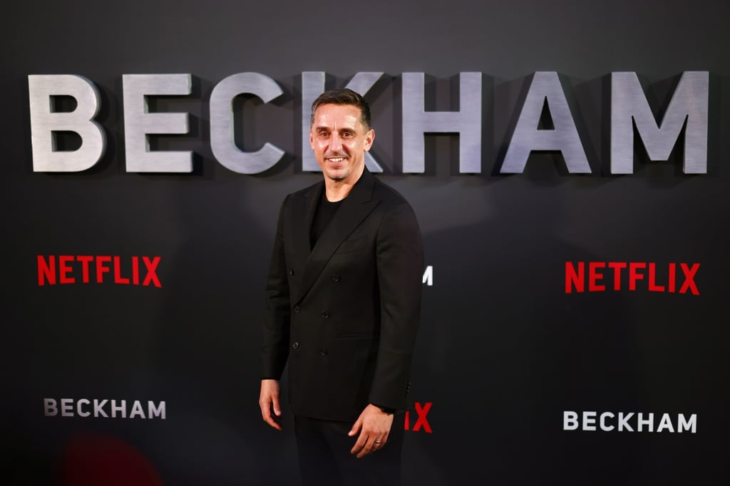 David Beckham’s former teammate Gary Neville is an executive producer of the new docuseries. Photo: EPA-EFE David Beckham’s former teammate Gary Neville is an executive producer of the new docuseries. Photo: EPA-EFE