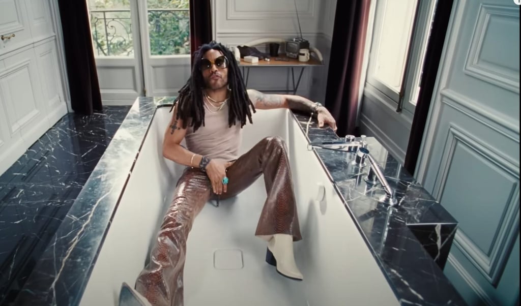 Lenny Kravitz’s new music video shows the rocker in tight leather trousers, prompting memories of a full frontal faux pas back in 2015. Photo: Lenny Kravitz/YouTube